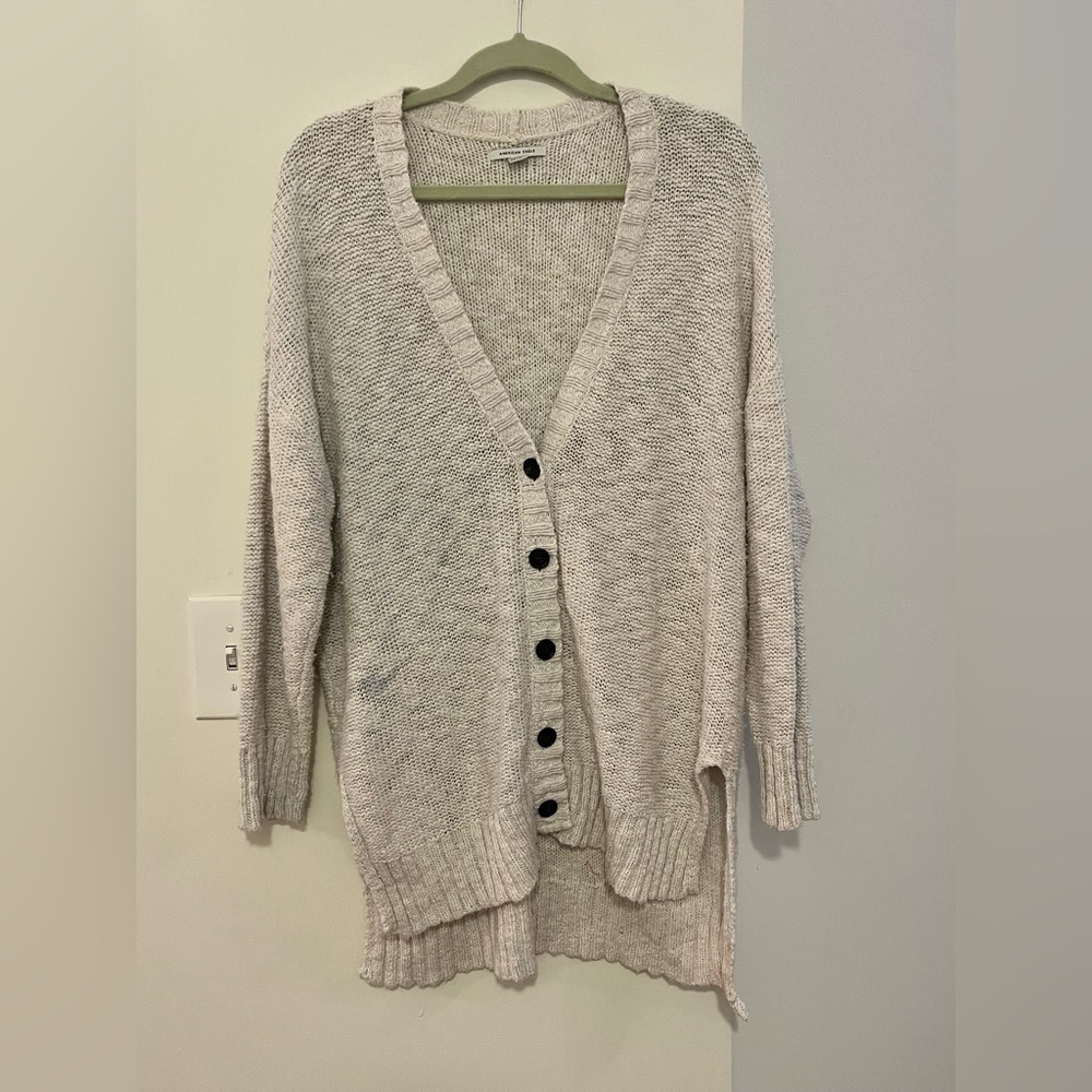 Oversized Cream Cardigan- American Eagle